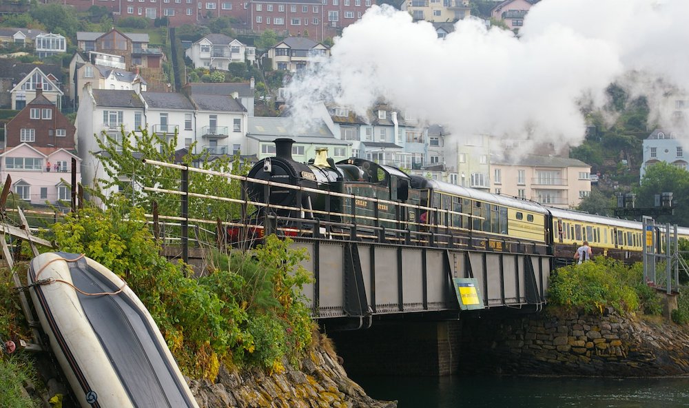 View over the river towards Dartmouth