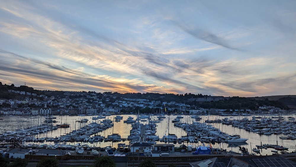 View over the river towards Dartmouth